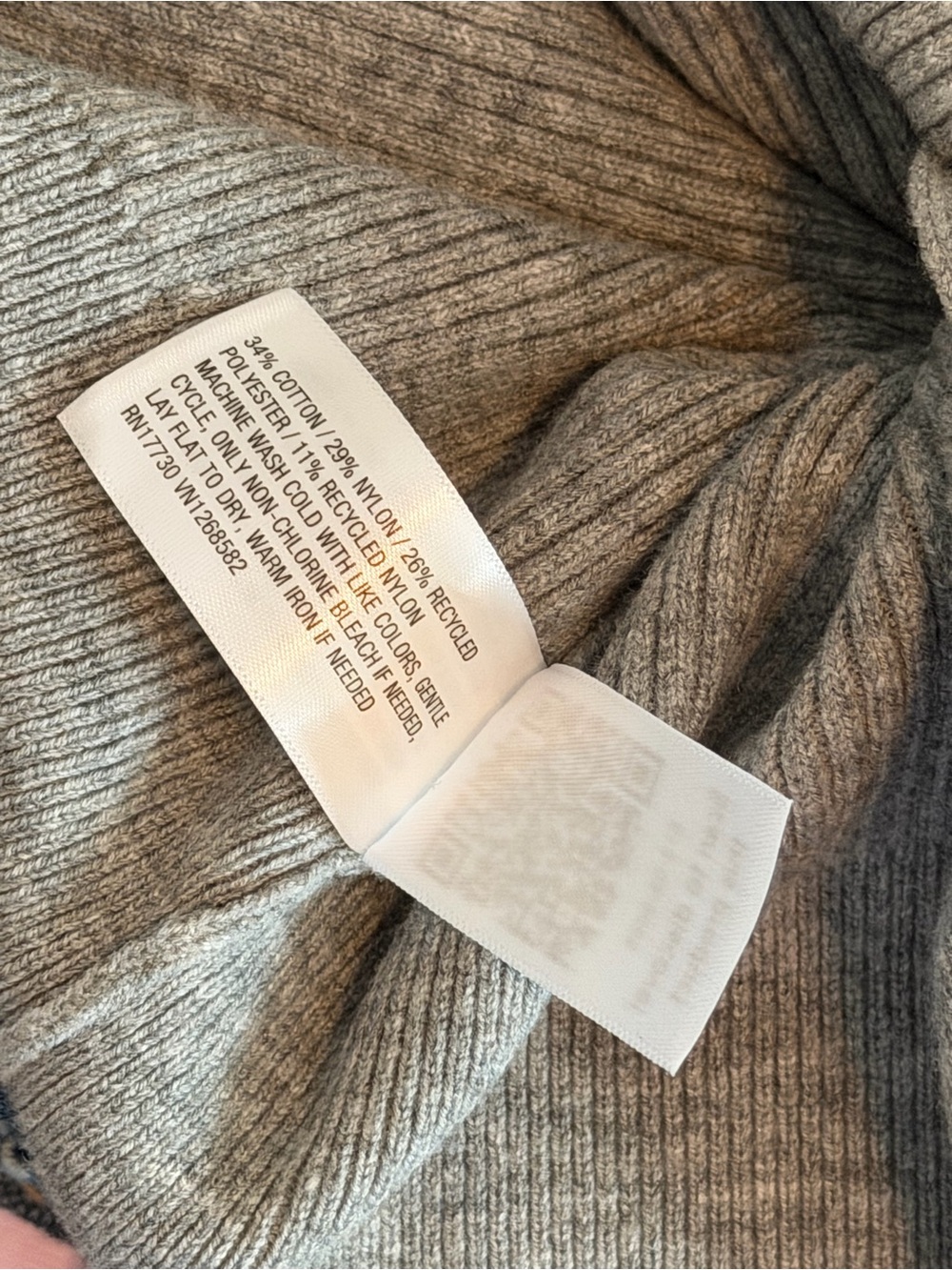 Universal Thread Gray Ribbed Button-Front Cardigan - Picture 7 of 7
